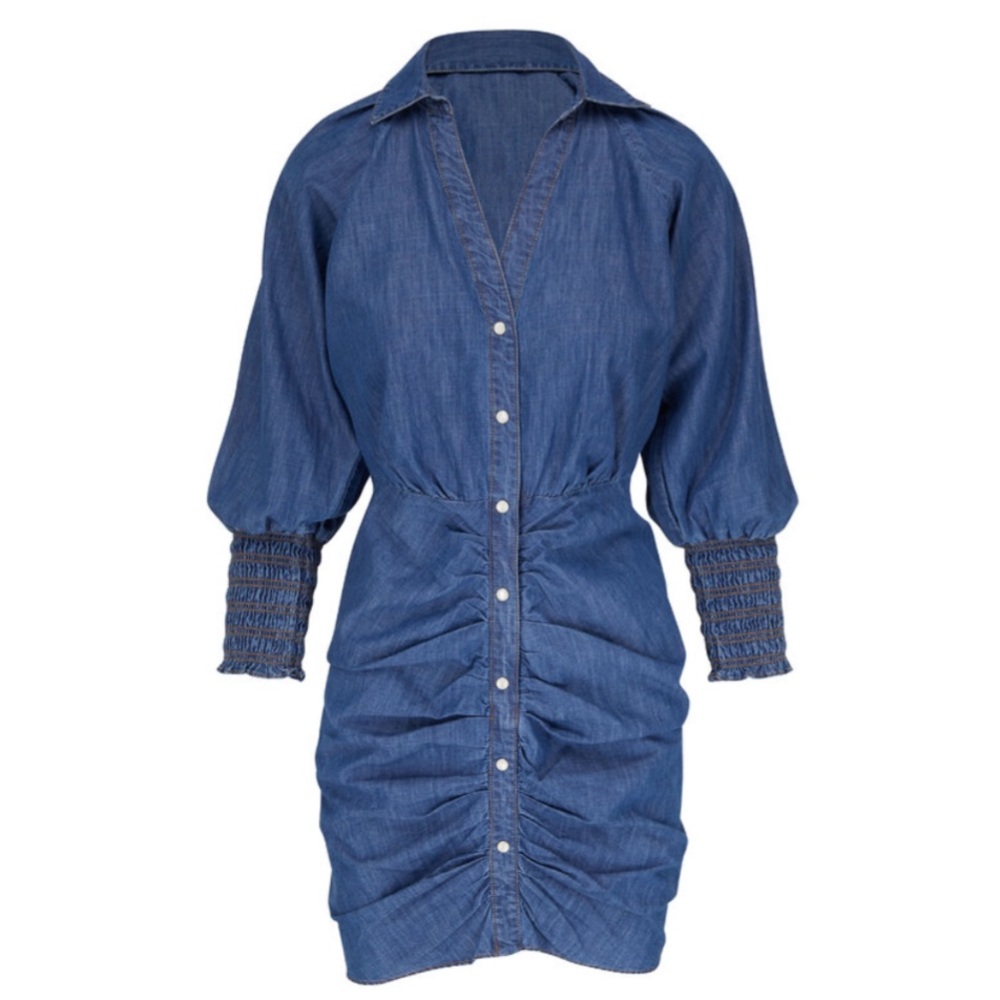 Veronica Beard denim shirtdress ..Size 6